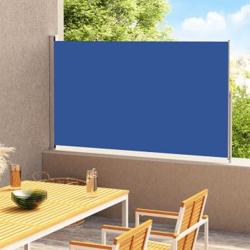 Gossi copertina laterala retractabila de terasa, albastru, 180x300 cm