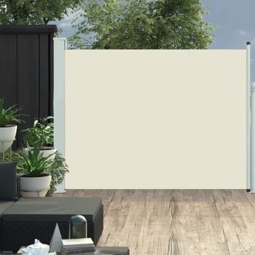 Gossi copertina laterala retractabila de terasa, crem, 140 x 500 cm