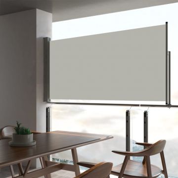 Gossi copertina laterala retractabila de terasa, crem, 80 x 300 cm