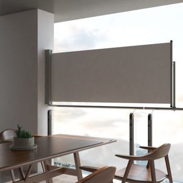 Gossi copertina laterala retractabila de terasa, gri, 100 x 300 cm