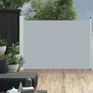 Gossi copertina laterala retractabila de terasa, gri, 100 x 500 cm