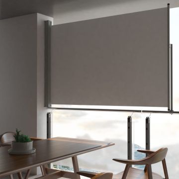 Gossi copertina laterala retractabila de terasa, gri, 160 x 300 cm