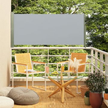Gossi copertina laterala retractabila de terasa, gri, 160x300 cm
