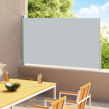 Gossi copertina laterala retractabila de terasa, gri, 180x300 cm