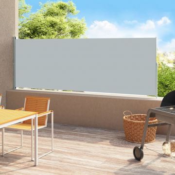 Gossi copertina laterala retractabila de terasa, gri, 180x500 cm