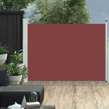 Gossi copertina laterala retractabila de terasa, maro, 120 x 500 cm