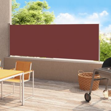 Gossi copertina laterala retractabila de terasa, maro, 200x500 cm