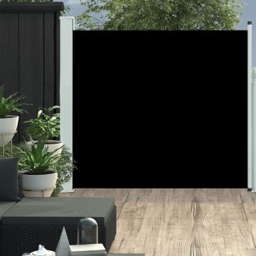 Gossi copertina laterala retractabila de terasa, negru, 170x300 cm