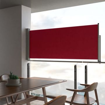 Gossi copertina laterala retractabila de terasa, rosu, 100 x 300 cm