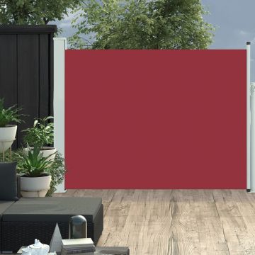 Gossi copertina laterala retractabila de terasa, rosu, 140 x 500 cm