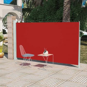 Gossi copertina laterala retractabila de terasa, rosu, 160x300 cm