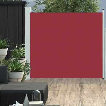 Gossi copertina laterala retractabila de terasa, rosu, 170x300 cm