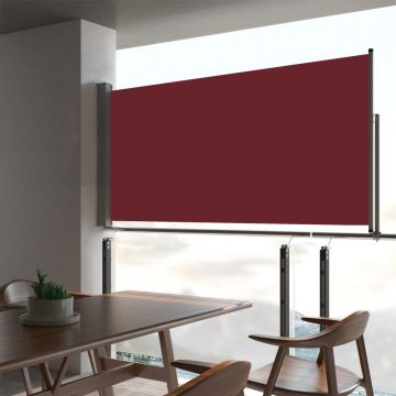 Gossi copertina laterala retractabila de terasa, rosu, 80 x 300 cm
