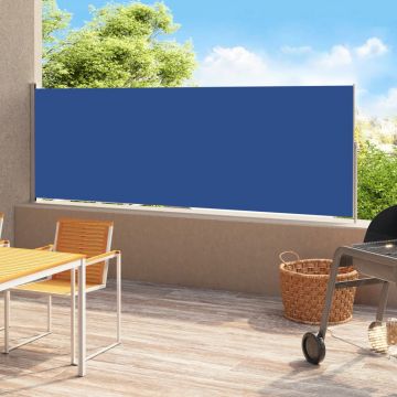 Gossi copertina laterala retractabila terasa, albastru, 220x500 cm
