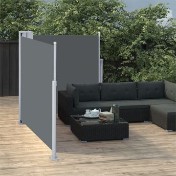 Gossi copertina laterala retractabila, antracit, 100 x 600 cm