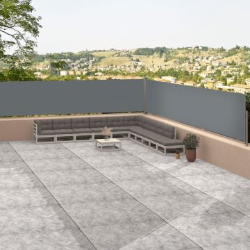 Gossi copertina laterala retractabila, antracit, 117x1200 cm