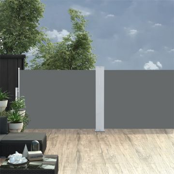 Gossi copertina laterala retractabila, antracit, 120 x 1000 cm