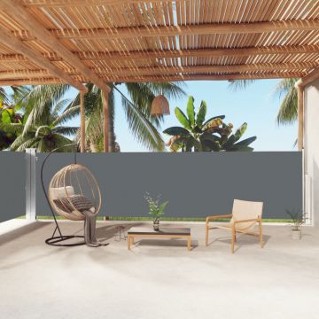 Gossi copertina laterala retractabila, antracit, 160x1000 cm