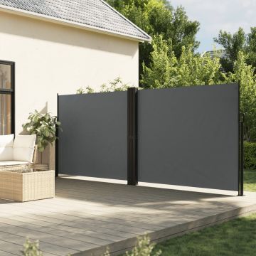 Gossi copertina laterala retractabila, antracit, 180x1000 cm