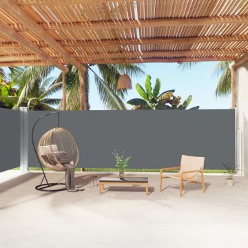 Gossi copertina laterala retractabila, antracit, 180x1000 cm