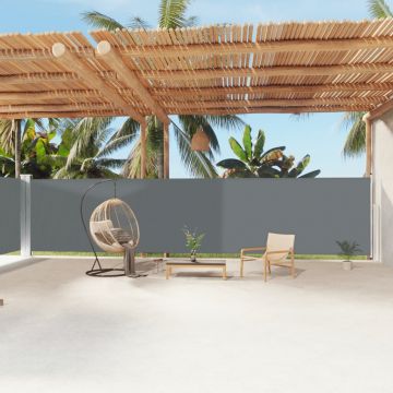 Gossi copertina laterala retractabila, antracit, 180x1200 cm