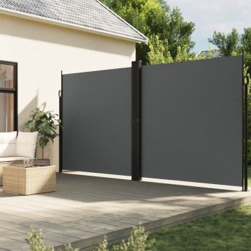 Gossi copertina laterala retractabila, antracit, 200x1000 cm