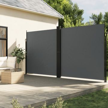 Gossi copertina laterala retractabila, antracit, 200x1200 cm