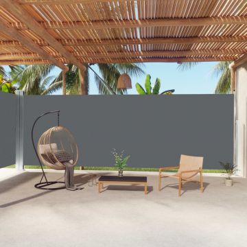 Gossi copertina laterala retractabila, antracit, 220x1000 cm
