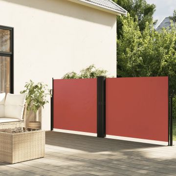 Gossi copertina laterala retractabila, caramiziu, 140 x 1000 cm