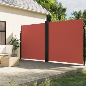Gossi copertina laterala retractabila, caramiziu, 200x1000 cm