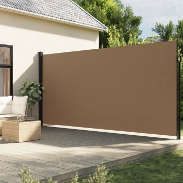 Gossi copertina laterala retractabila, gri taupe, 220x500 cm