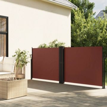 Gossi copertina laterala retractabila, maro, 120 x 600 cm
