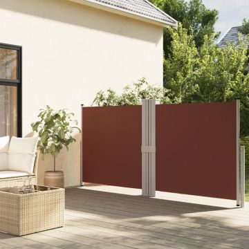 Gossi copertina laterala retractabila, maro, 140x1200 cm