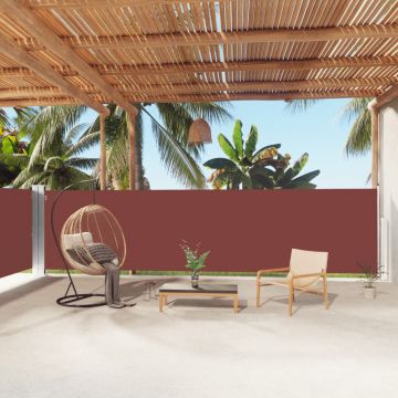 Gossi copertina laterala retractabila, maro, 160x1200 cm