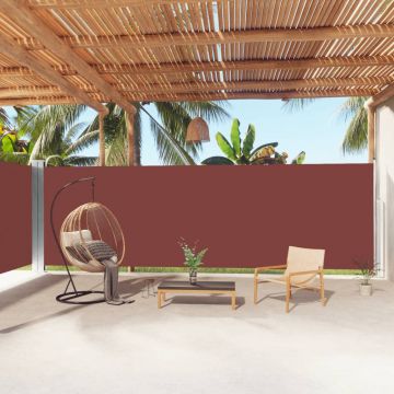 Gossi copertina laterala retractabila, maro, 200x1000 cm