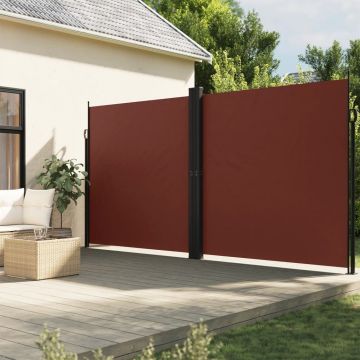 Gossi copertina laterala retractabila, maro, 200x1200 cm