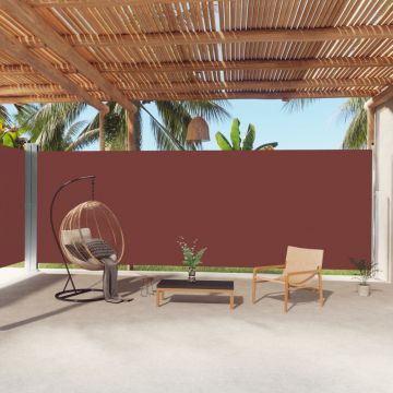 Gossi copertina laterala retractabila, maro, 220x1000 cm