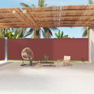 Gossi copertina laterala retractabila, maro, 220x1200 cm