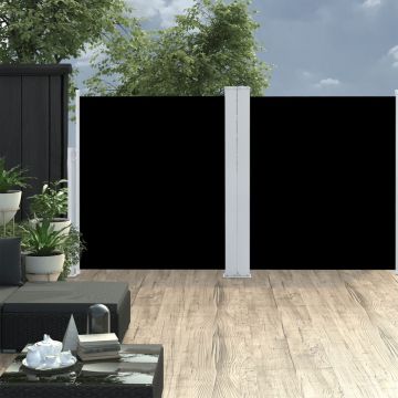 Gossi copertina laterala retractabila, negru, 140 x 600 cm