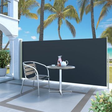 Gossi copertina laterala retractabila, negru, 140x300 cm