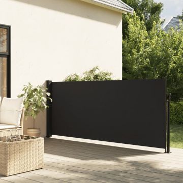 Gossi copertina laterala retractabila, negru, 140x600 cm