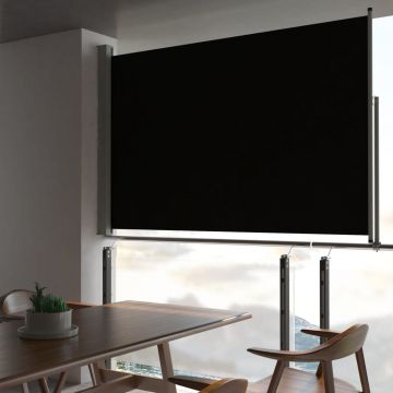 Gossi copertina laterala retractabila, negru, 160 x 300 cm