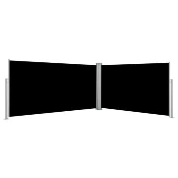 Gossi copertina laterala retractabila, negru, 160 x 600 cm