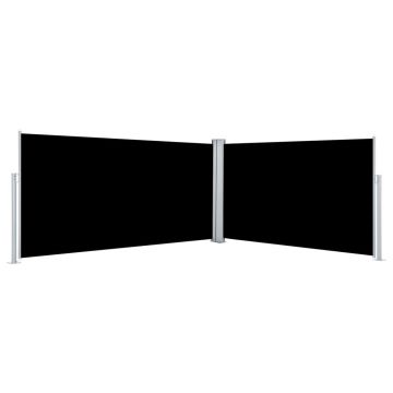 Gossi copertina laterala retractabila, negru, 160x600 cm