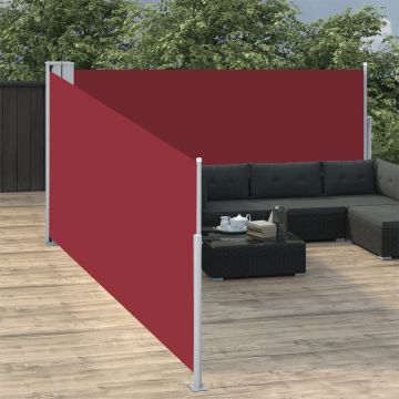 Gossi copertina laterala retractabila, rosu, 100 x 1000 cm