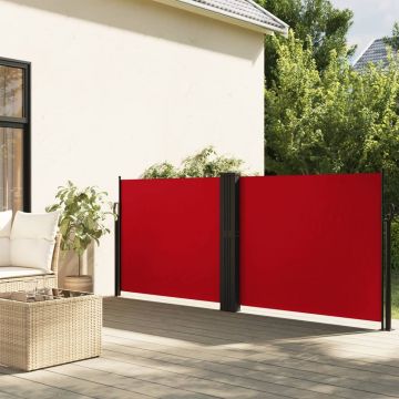 Gossi copertina laterala retractabila, rosu, 120 x 1000 cm