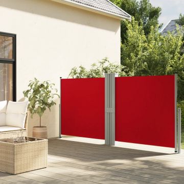 Gossi copertina laterala retractabila, rosu, 140x1200 cm
