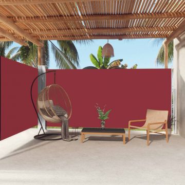 Gossi copertina laterala retractabila, rosu, 180x600 cm
