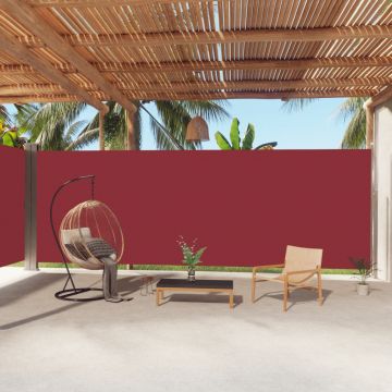 Gossi copertina laterala retractabila, rosu, 220x1000 cm