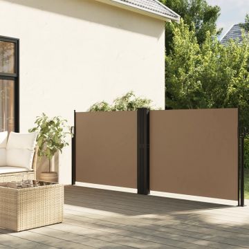 Gossi copertina laterala retractabila, taupe, 140x1200 cm